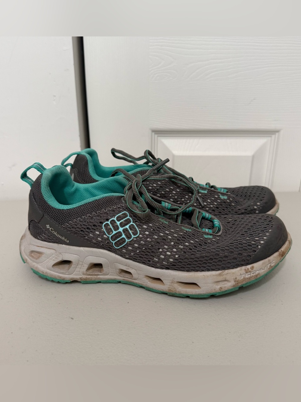 Columbia Womens Drainmaker III BL3954-052 Gray Running Shoes Sneakers Size 8